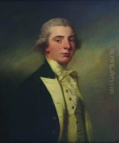 Portrait Of A Gentleman Oil Painting by George Romney