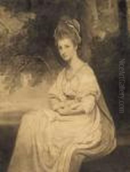 After. The Countess Of Warwick Oil Painting by George Romney