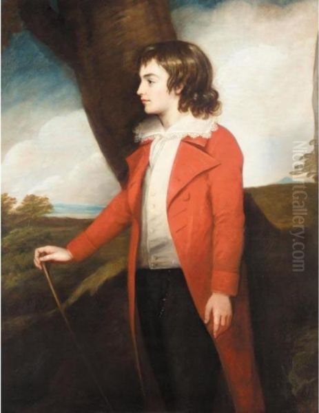 Portrait Of Robert John Charleton Oil Painting by George Romney