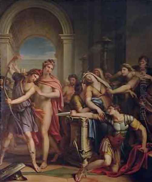 The Death of Achilles Oil Painting by Gavin Hamilton