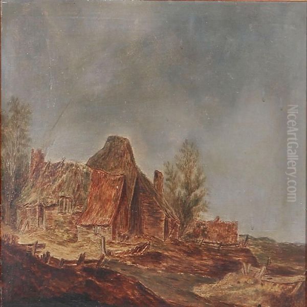 English Landscape Oil Painting by Paul Sandby