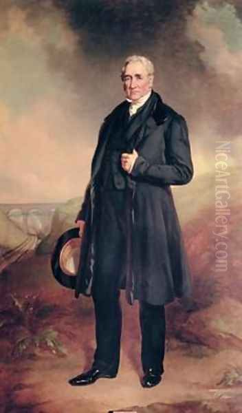 George Stephenson Oil Painting by John Seymour Lucas