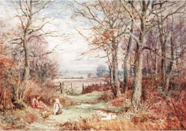 A Fine Day For A Picnic Oil Painting by Henry John Sylvester Stannard