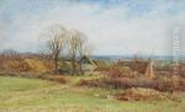 The Farmstead Oil Painting by Henry John Sylvester Stannard