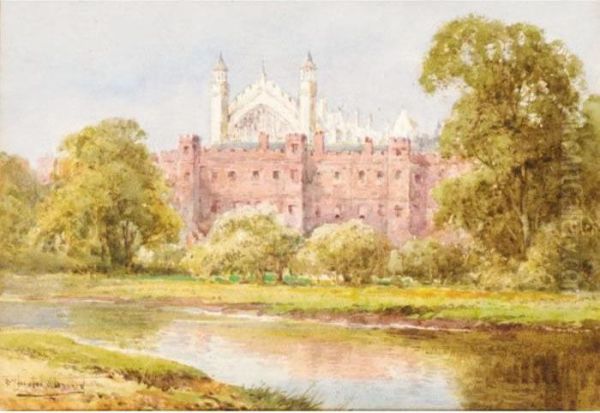 Eton College Chapel Oil Painting by Henry John Sylvester Stannard