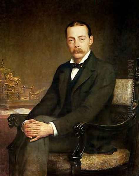 Lord Northcote Oil Painting by Edwin Longsden Long