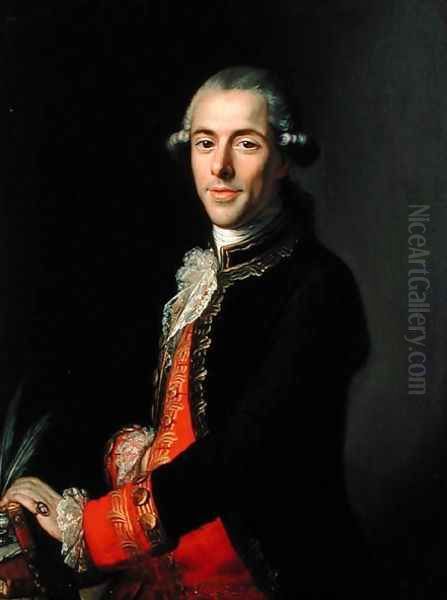 Tomas de Iriarte 1750-91 Oil Painting by Joaquin Inza