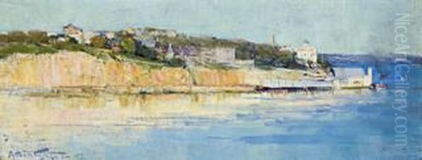 North Shore Sydney Oil Painting by Arthur Ernest Streeton