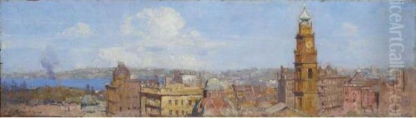 Golden City, Sydney Oil Painting by Arthur Ernest Streeton