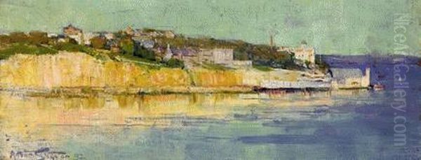 North Shore, Sydney Oil Painting by Arthur Ernest Streeton