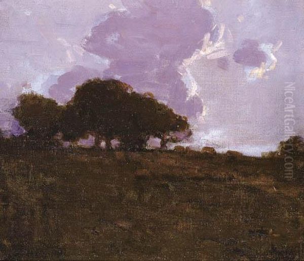 Eventide - Glenville Oil Painting by Arthur Ernest Streeton