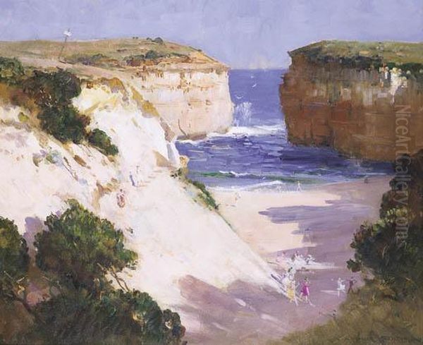 Loch Ard Gorge Oil Painting by Arthur Ernest Streeton