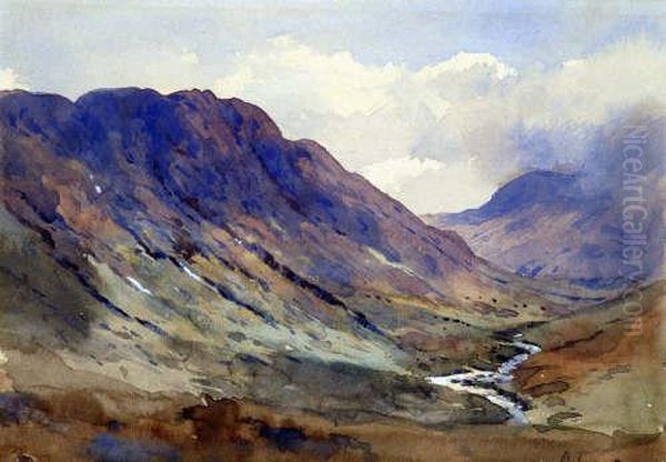 Glen Catacol Oil Painting by Archibald Thorburn