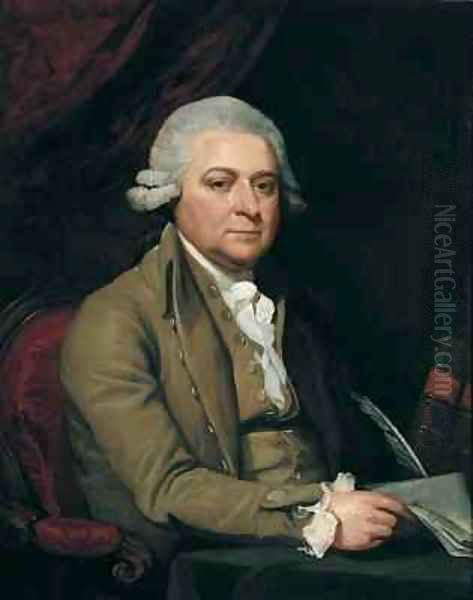 John Adams Oil Painting by Mather Brown