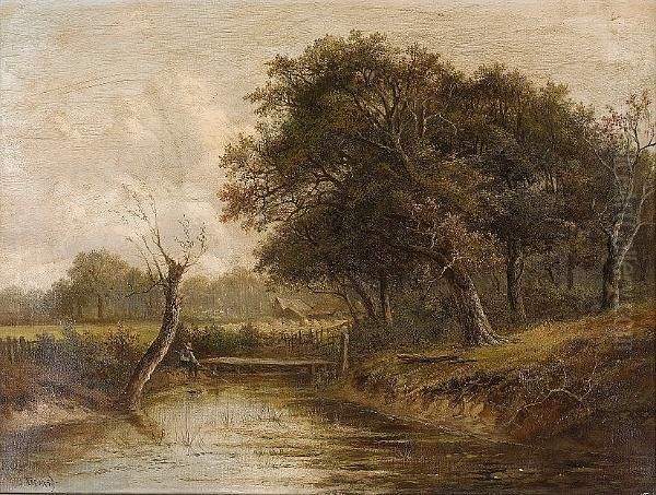 View Near Guildford Oil Painting by Joseph Thors