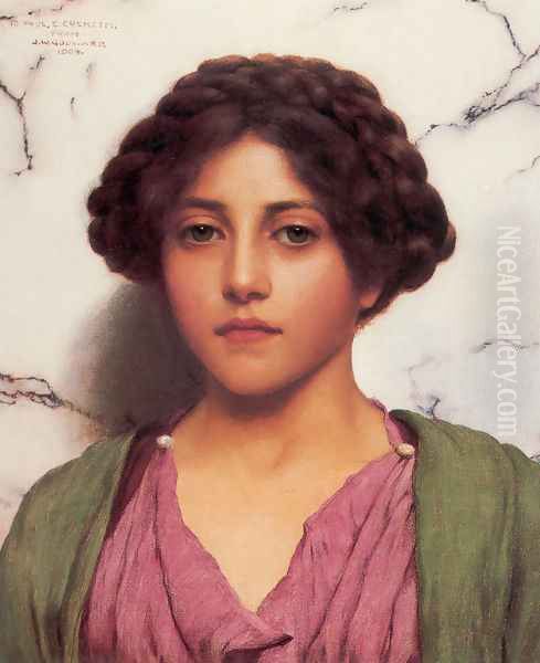 A Classical Beauty I Oil Painting by John William Godward