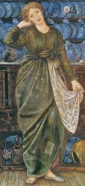 Cinderella Oil Painting by Sir Edward Coley Burne-Jones