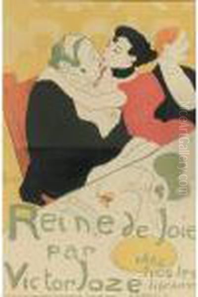 Reine De Joie (d. 342; A. 5; W. P3) Oil Painting by Henri De Toulouse-Lautrec