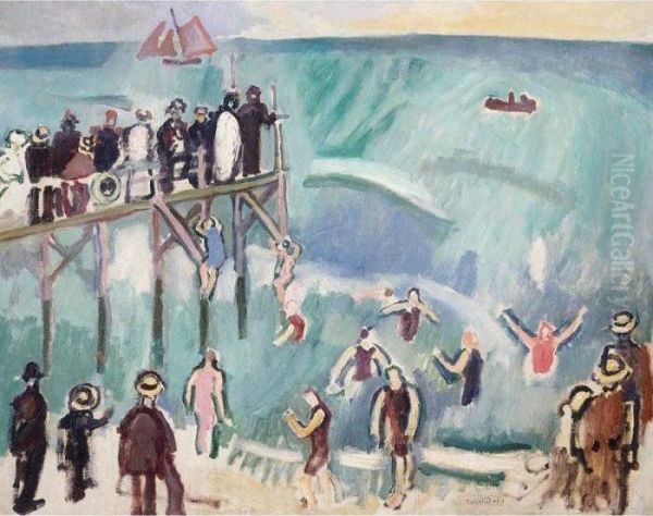 La Jetee Oil Painting by Raoul Dufy