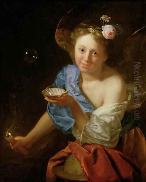 Allegory of Fortune Oil Painting by Godfried Schalcken