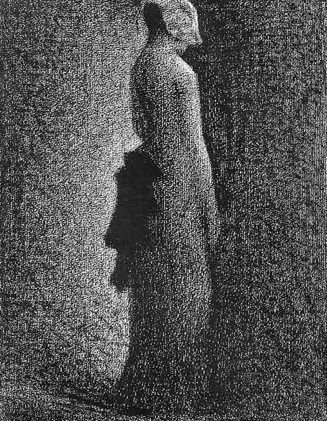 Black Knot Oil Painting by Georges Seurat