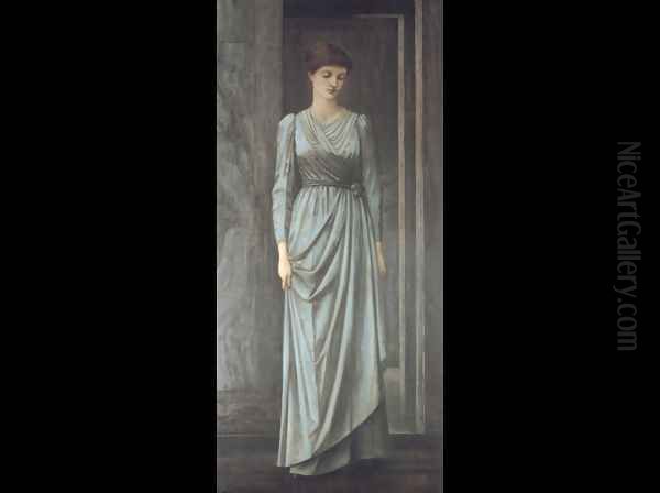 Lady Windsor Oil Painting by Sir Edward Coley Burne-Jones