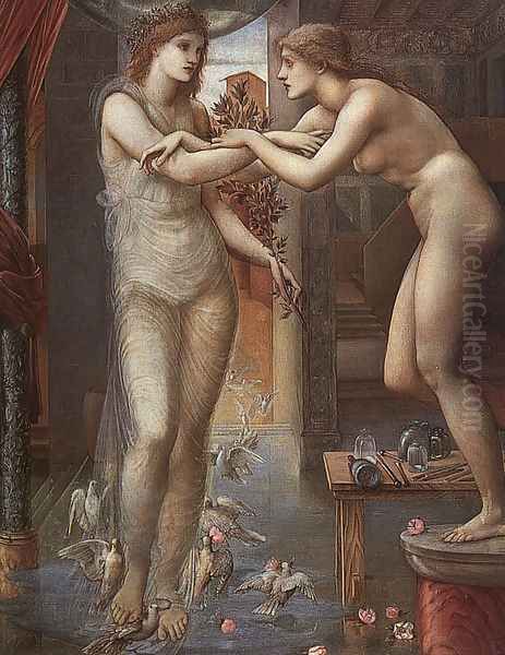 Pygmalion & the Image Oil Painting by Sir Edward Coley Burne-Jones