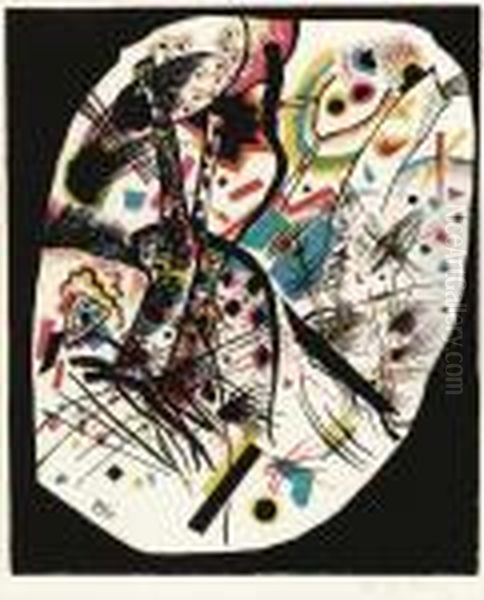 Kleine Welten Iii Oil Painting by Wassily Kandinsky