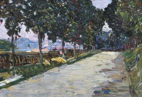 Park Von St. Cloud Oil Painting by Wassily Kandinsky