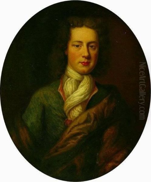 Portrait Of Mr. Knipe Oil Painting by Sir Godfrey Kneller