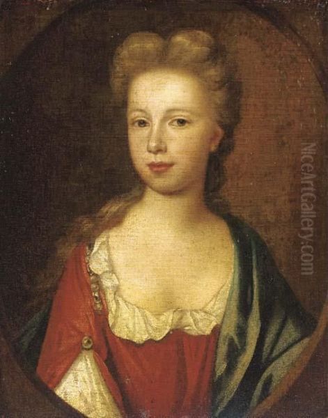 Portrait Of A Lady Oil Painting by Sir Godfrey Kneller