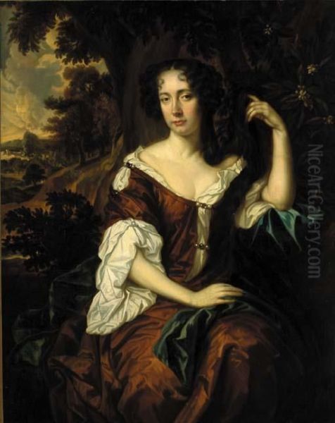 Portrait Of A Lady Oil Painting by Sir Peter Lely