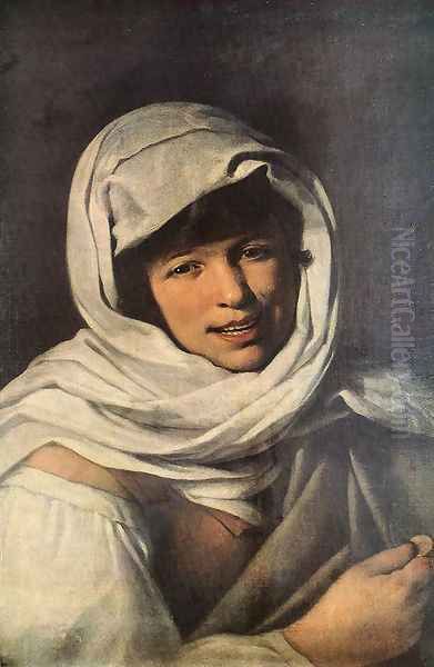 The Girl with a Coin (Girl of Galicia) 1645-50 Oil Painting by Bartolome Esteban Murillo