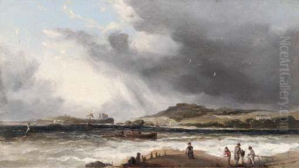 The Approaching Squall Oil Painting by George Morland