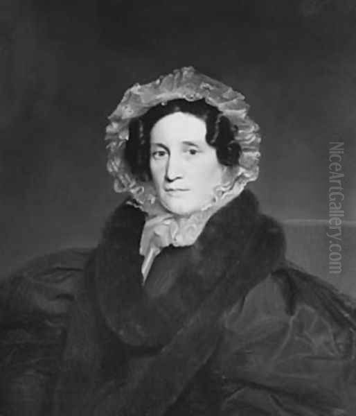 Mrs. Luman Reed Oil Painting by Charles Cromwell Ingham