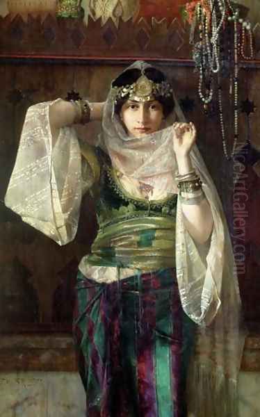 The Queen of the Harem Oil Painting by Ferdinand Max Bredt