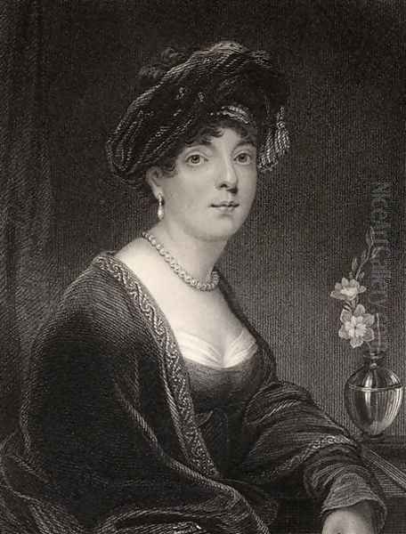 Elizabeth Leveson Gower, engraved by S. Freeman, from The National Portrait Gallery, Volume II, published c.1820 Oil Painting by Thomas Phillips