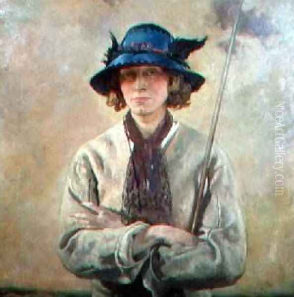 The Angler Oil Painting by Sir William Newenham Montague Orpen