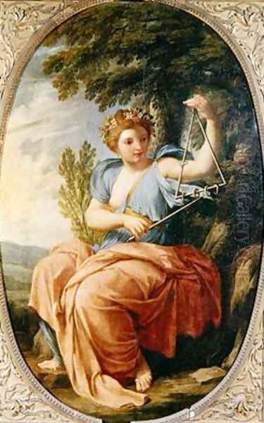 Terpsichore Oil Painting by Eustache Le Sueur