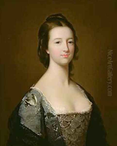 Elizabeth Gunning Duchess of Hamilton 1734-90 Oil Painting by Gavin Hamilton