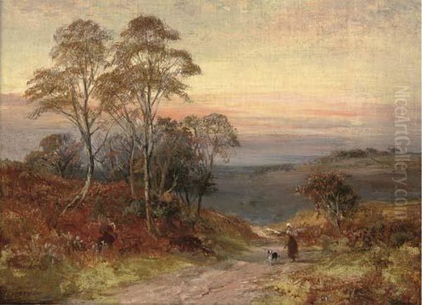 The Close Of The Day Oil Painting by George Turner