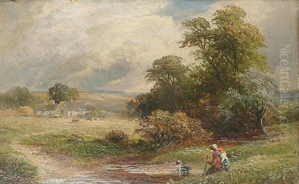 The Nearest Way To The Homestead Oil Painting by George Turner