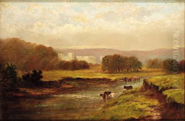 Chatsworth House, Derbyshire Oil Painting by George Turner