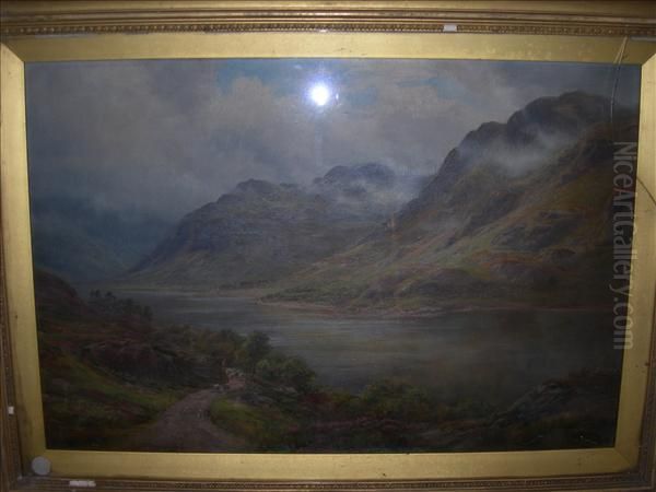 Thirlmere Oil Oncanvas Signed Lower Left 49cm X 75cm Oil Painting by Joseph Mallord William Turner