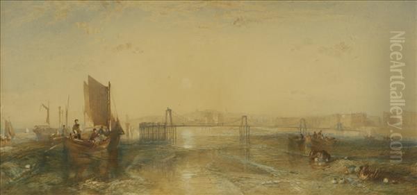 Brighton From The Sea Oil Painting by Joseph Mallord William Turner