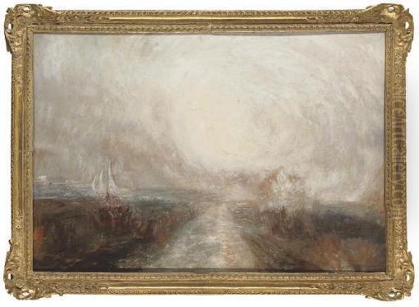 A Sunny Day Off The Coast Oil Painting by Joseph Mallord William Turner