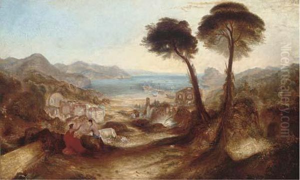 The Bay Of Baiae, With Apollo And The Sybil Oil Painting by Joseph Mallord William Turner