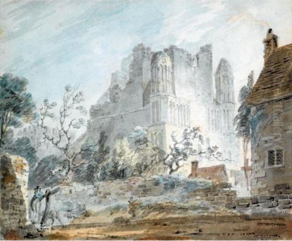 East Malling Abbey, Kent Oil Painting by Joseph Mallord William Turner