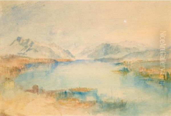 The Rigi, Lake Lucerne Oil Painting by Joseph Mallord William Turner