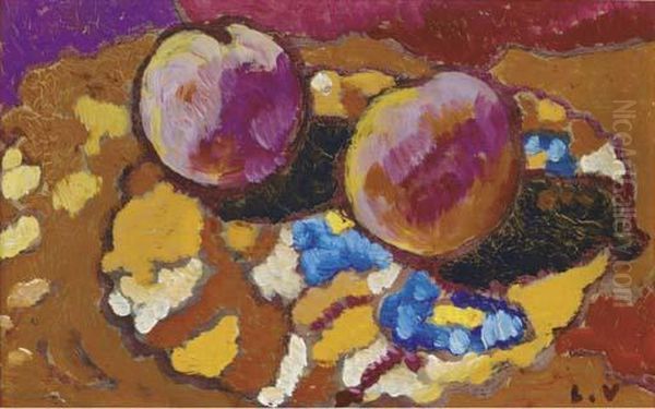 Nature Morte Aux Peches Oil Painting by Louis Valtat